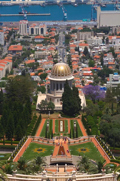 Ogrody bahai w haifa israel — Zdjęcie stockowe