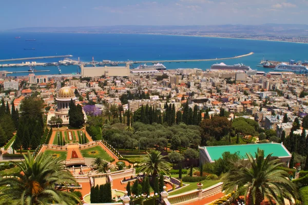 Jardines Bahai en Haifa Israel — Foto de Stock