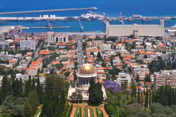 Giardini bahai a haifa israele — Foto Stock