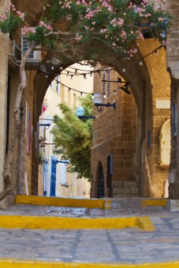 tel aviv, Yafa, eski bir şehir sokak