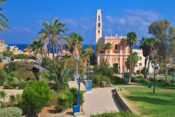 Tel aviv, Yafa. St. peter kilise — Stok fotoğraf