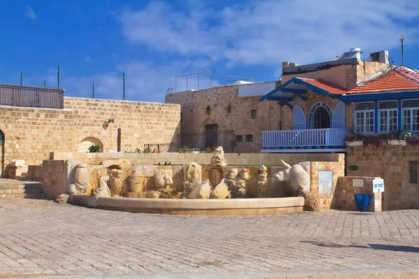 Tel Aviv Jaffa. Fountain of zodiac signs — Stock Photo, Image