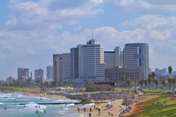 Tel aviv kustlijn — Stockfoto