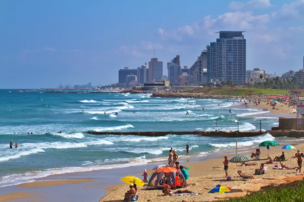 Costa de Tel Aviv — Foto de Stock