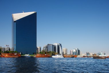dubai creek gökdelenler, BAE görünümünü manzarası