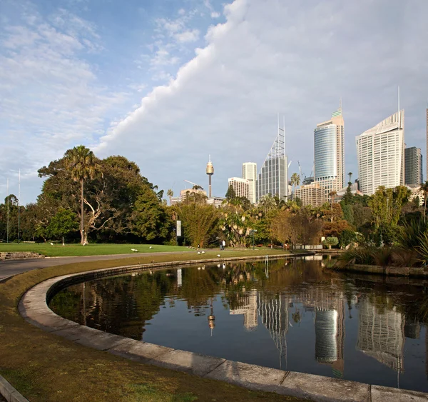 A Skyline View of Sydney with Skyscrapers — Stock Photo, Image