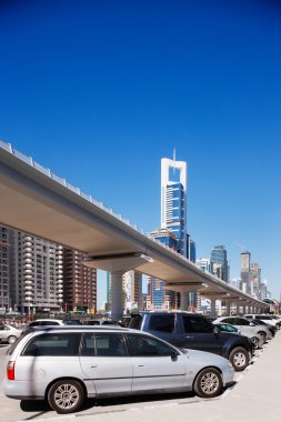 Dubai metro hattı inşaatı