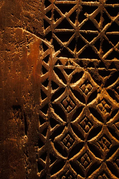 고 대 아라비아에서 새겨진된 문 손 — 스톡 사진