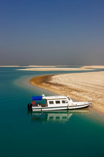 Die weltinseln in dubai unvollendetes projekt — Stockfoto