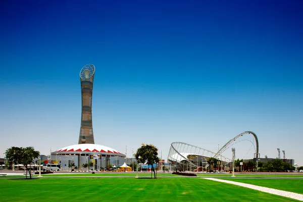 Le stade sportif aspire, doha, qatar — Photo