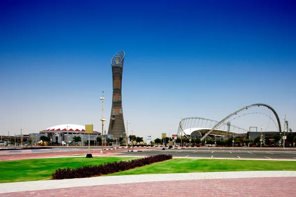 Das aspire sportstadion, doha, qatar — Stockfoto