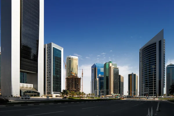 West Bay est le centre urbain nouvellement développé de Doha, Qatar — Photo