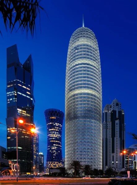 Burj doha turm von qatar — Stockfoto