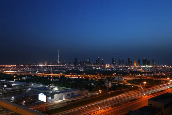 Panoramik dubai, Birleşik Arap Emirlikleri — Stok fotoğraf