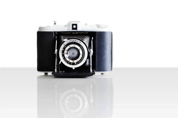 Una hermosa cámara de película vintage de 35 mm hecha en Alemania — Foto de Stock