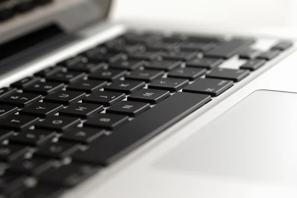 Keyboard of a beautifully designed modern laptop computer — Stock Photo, Image