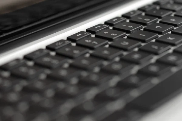 Keyboard of a beautifully designed modern laptop computer — Stock Photo, Image