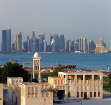 zıt stil mimari Doha, qatar
