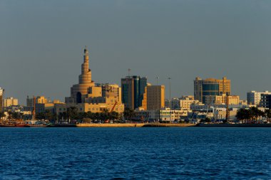 bir manzarası görüntülemek eski kasaba doha, qatar
