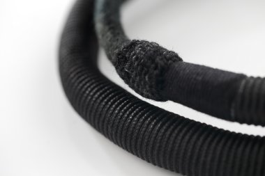 The agal is a black doubled cord, worn on head usually by Arab men clipart