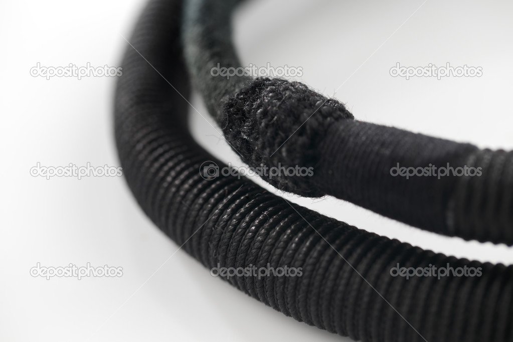 The agal is a black doubled cord, worn on head usually by Arab men