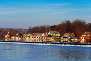 fairmount Barajı fishway ünlü philadelphias kayıkhane satırda