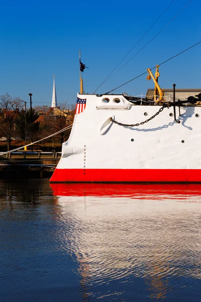 The protected cruiser USS Olympia — Stock Photo, Image