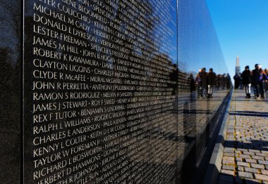 vietnam gazileri Anıtı, washington dc, ABD