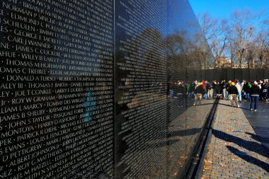 vietnam gazileri Anıtı, washington dc, ABD