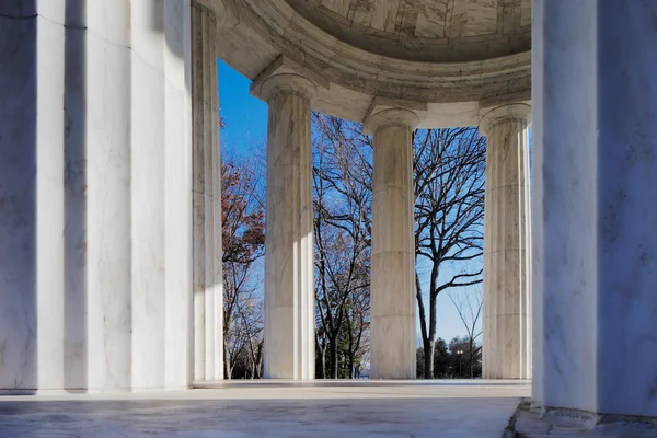 Wojny światowej district of columbia i pomnik w washington dc, Stany Zjednoczone Ameryki — Zdjęcie stockowe