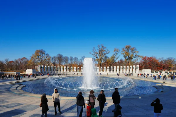 Mémorial de la Seconde Guerre mondiale à Washington DC, États-Unis — Photo
