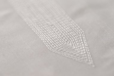 Detailed stitching of Kandura, the ankle-length garment clipart