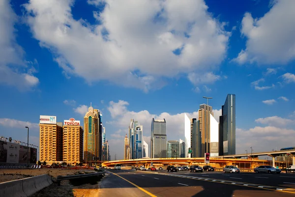 DIFC is the financial hub of Dubai, UAE — Stock Photo, Image