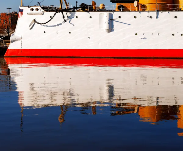 The protected cruiser USS Olympia, in Philadelphia — Stock Photo, Image