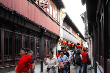 Zhouzhuang in China is known as the Venice of the East clipart