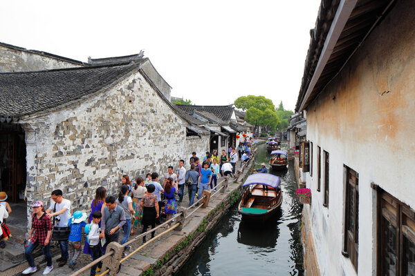 Zhouzhuang in China is known as the Venice of the East