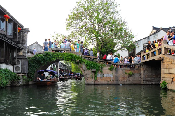 Zhouzhuang στην Κίνα είναι γνωστή ως η Βενετία της Ανατολής — Φωτογραφία Αρχείου