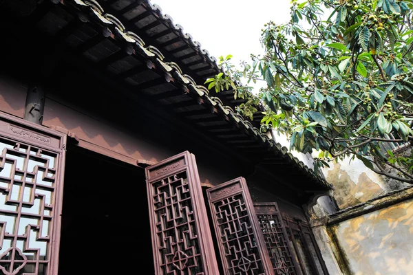 Zhouzhuang i Kina är känd som Österns Venedig Stockbild