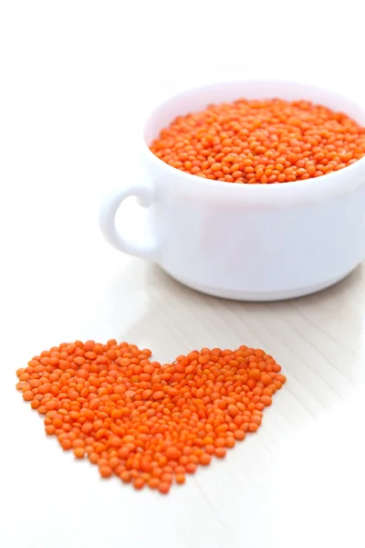 Orange lentil — Stock Photo, Image