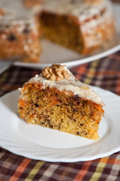 Karottenkuchen — Stockfoto