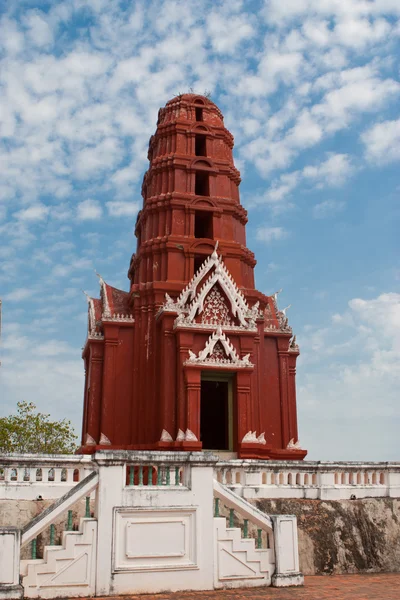 Červené pagody na phra nakhon khiri historický park — Stock fotografie