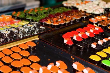 Japon suşi arka plan