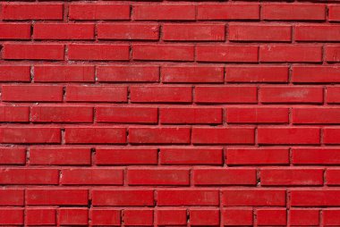 Kırmızı tuğla duvar dokusu