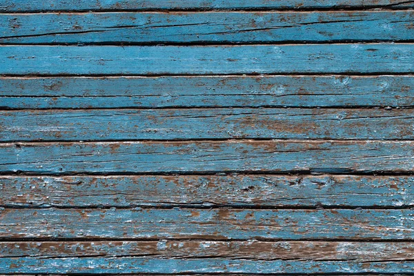 Decrépito azul Antiguo fondo de madera — Foto de Stock