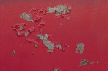 Red peeling metal surface texture clipart