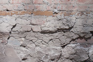 yıkık duvar duvar dokusu ile