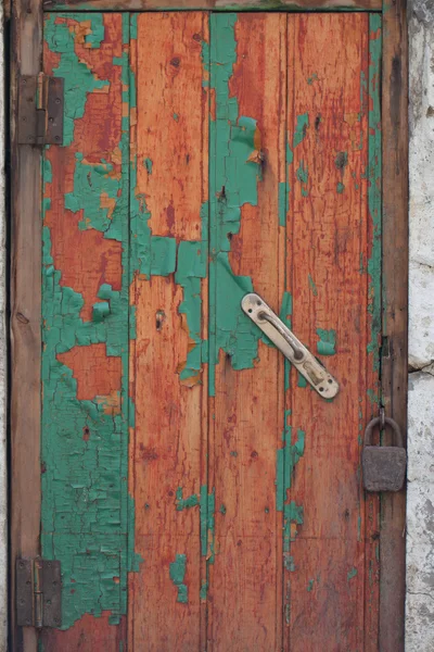 Textura de puerta de madera vieja — Foto de Stock