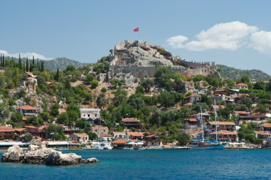 Türkiye'de Akdeniz üzerinde kale