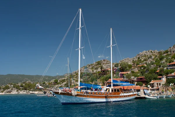 çapa bay, Akdeniz, Türkiye'de yat