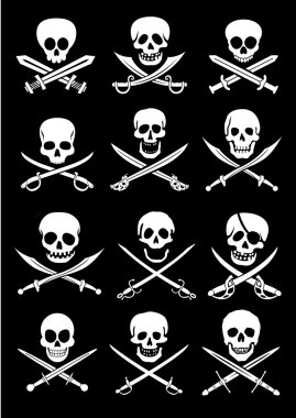 kafatasları ile çapraz kılıç